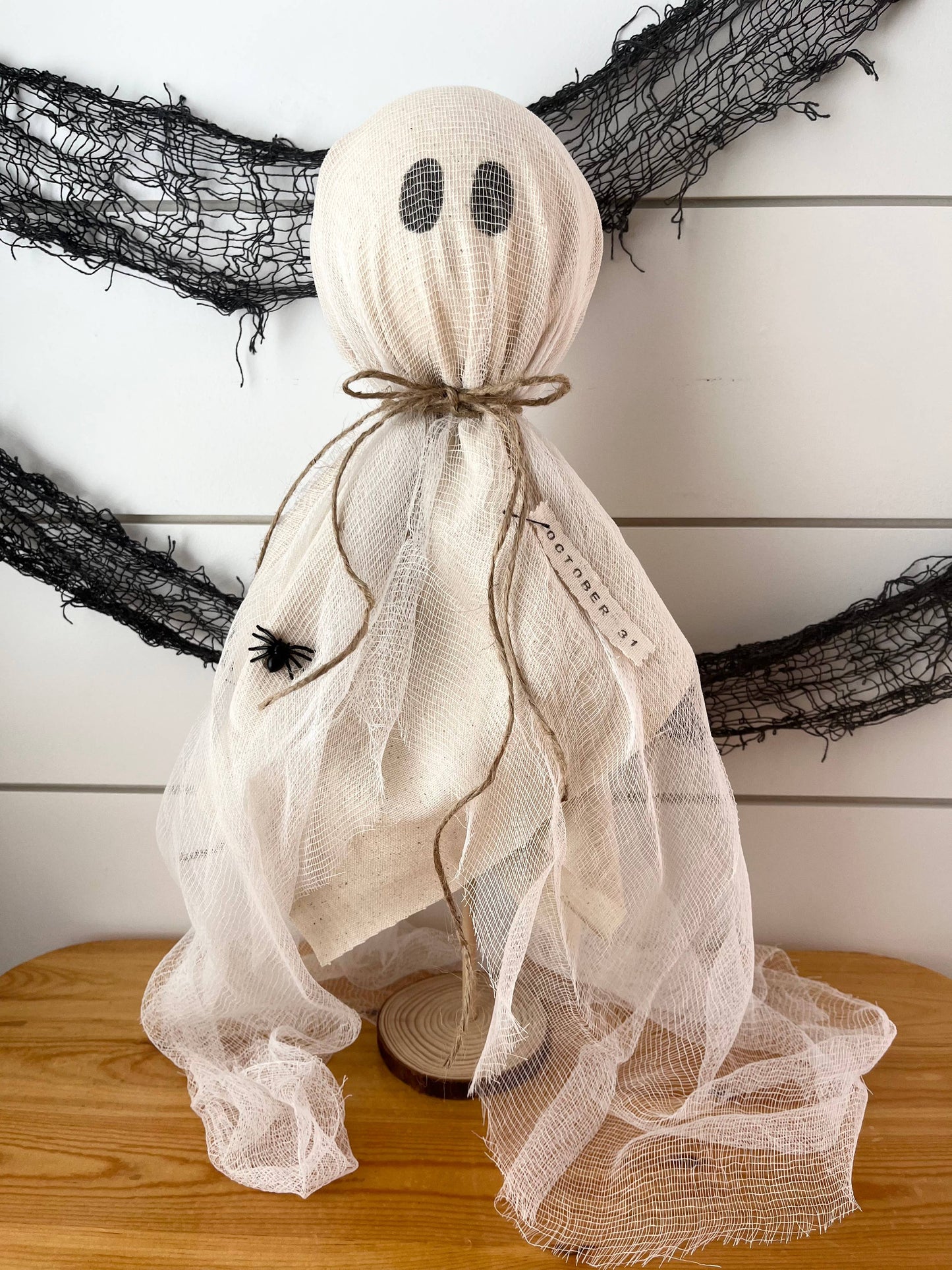 Rustic Primitive Halloween Ghost Home Decor-3 Sizes