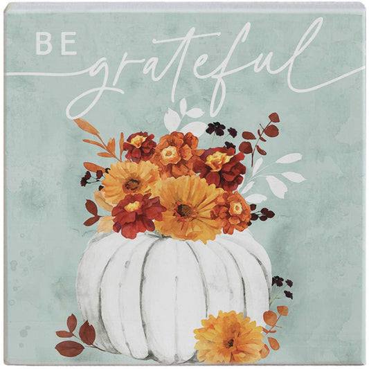 Grateful Blooming Pumpkin - Small Talk Square