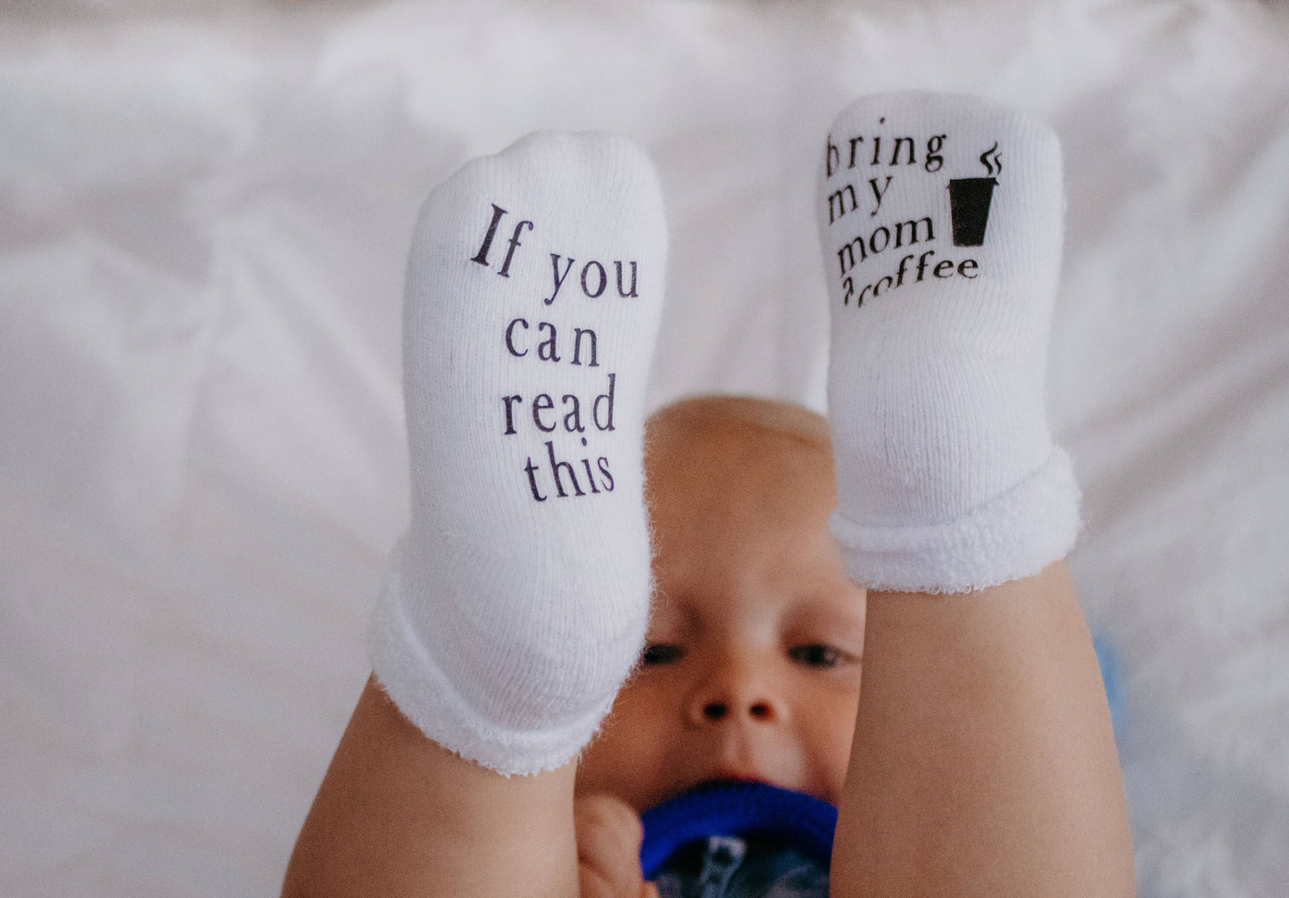 Bring My Mom Coffee Baby Socks | Baby Items | Gifts for Mom