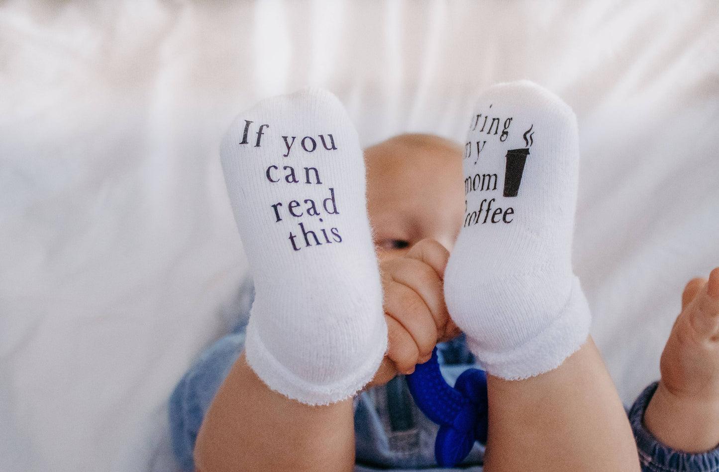 Bring My Mom Coffee Baby Socks | Baby Items | Gifts for Mom