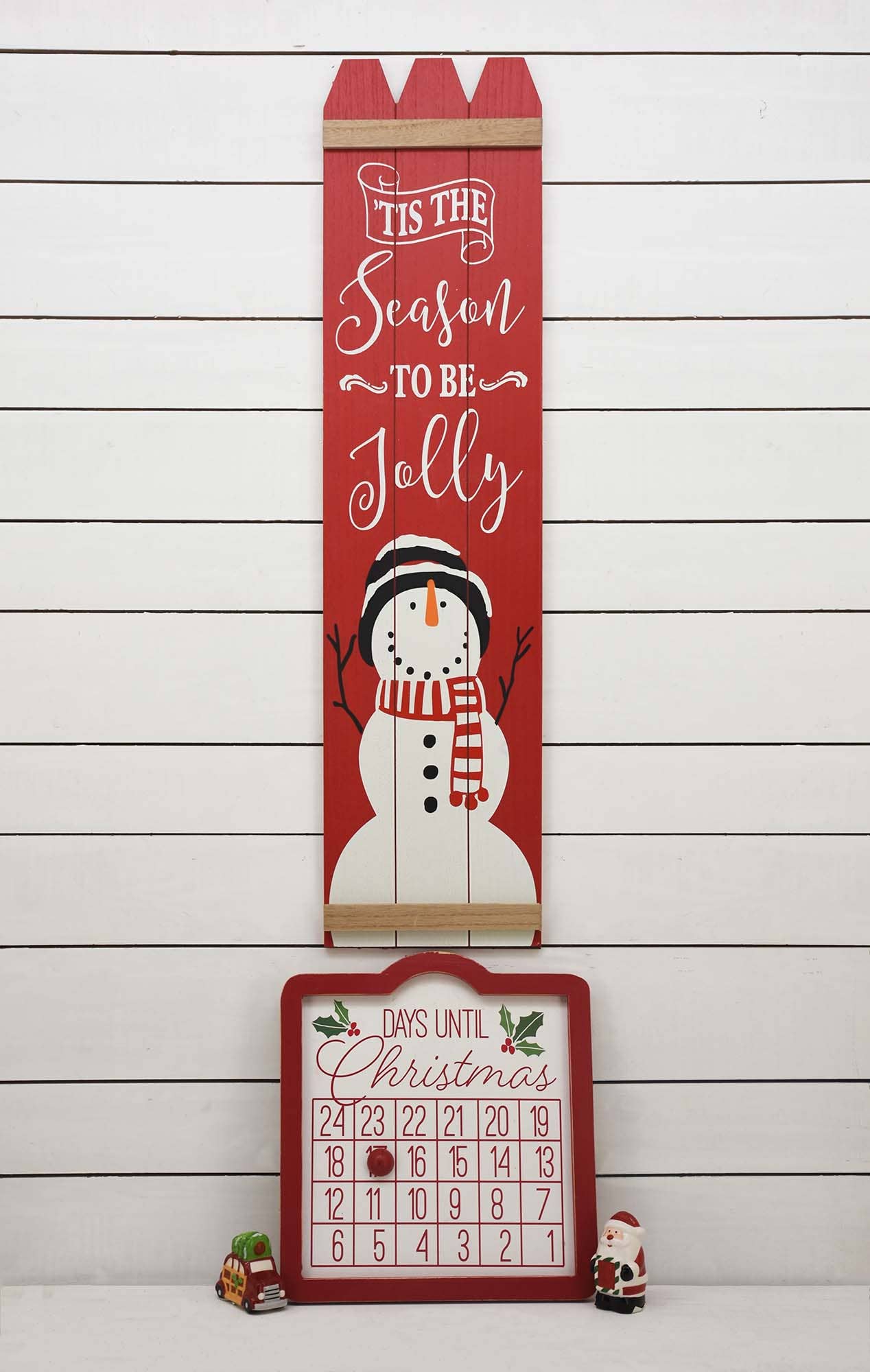 Tis the Season to be Jolly Christmas Wood Wall Plaque