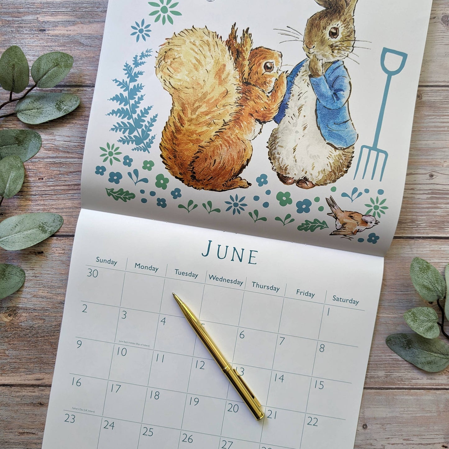 2024 Large Square Calendar - Peter Rabbit