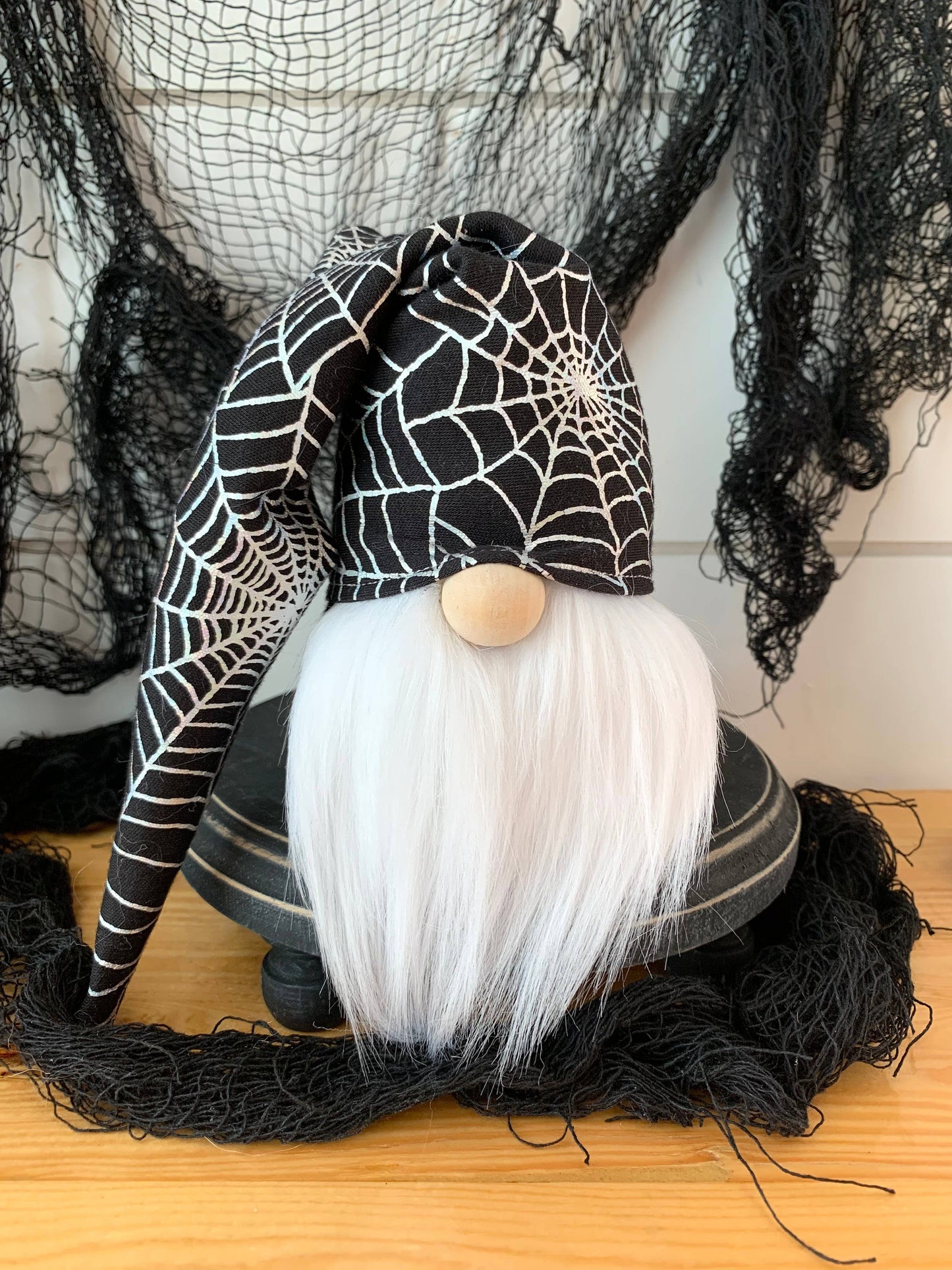 6" Halloween Spider Gnome