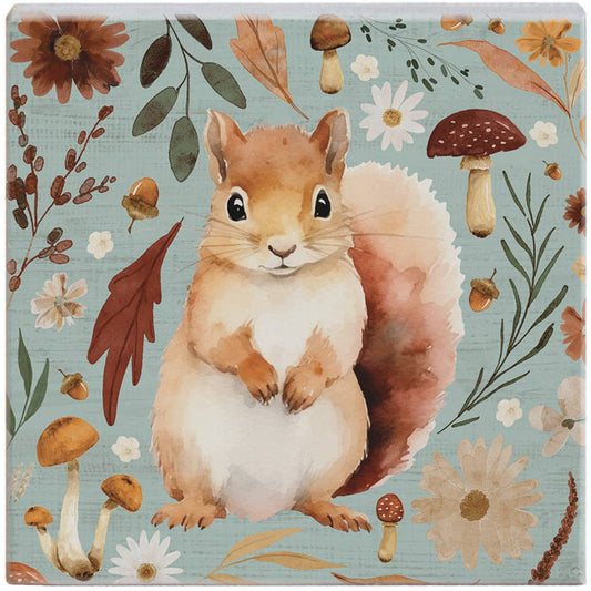 Woodland Squirrel - Small Talk Square