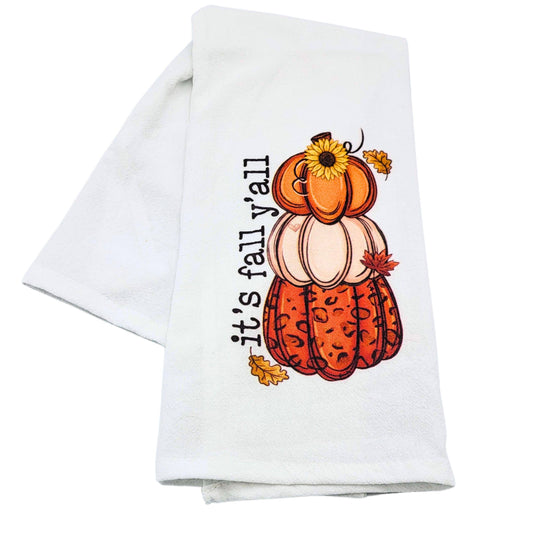 It's Fall y'all Color Tea Towels - Fall Decor