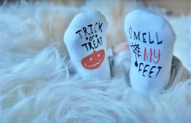 Trick or Treat Smell my Feet | Halloween Baby Clothes